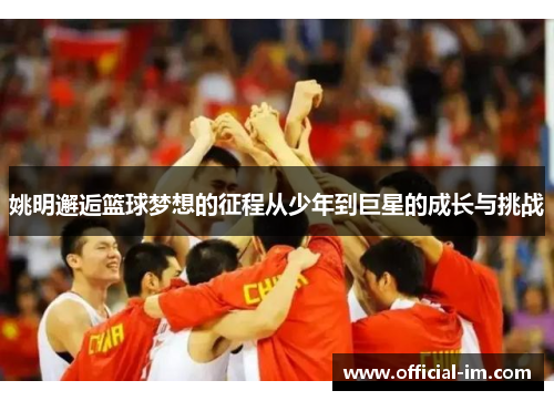 姚明邂逅篮球梦想的征程从少年到巨星的成长与挑战